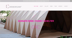 Desktop Screenshot of cardborigami.org